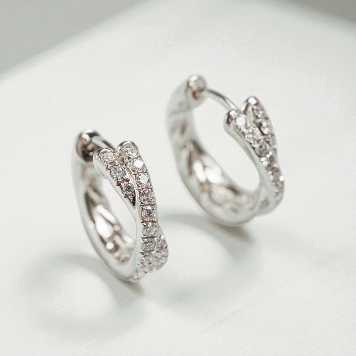 Luna Twist Hoops - Small