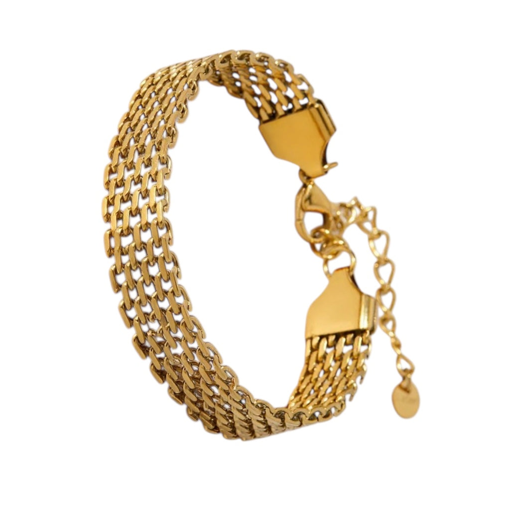 Gold Mesh Bracelet
