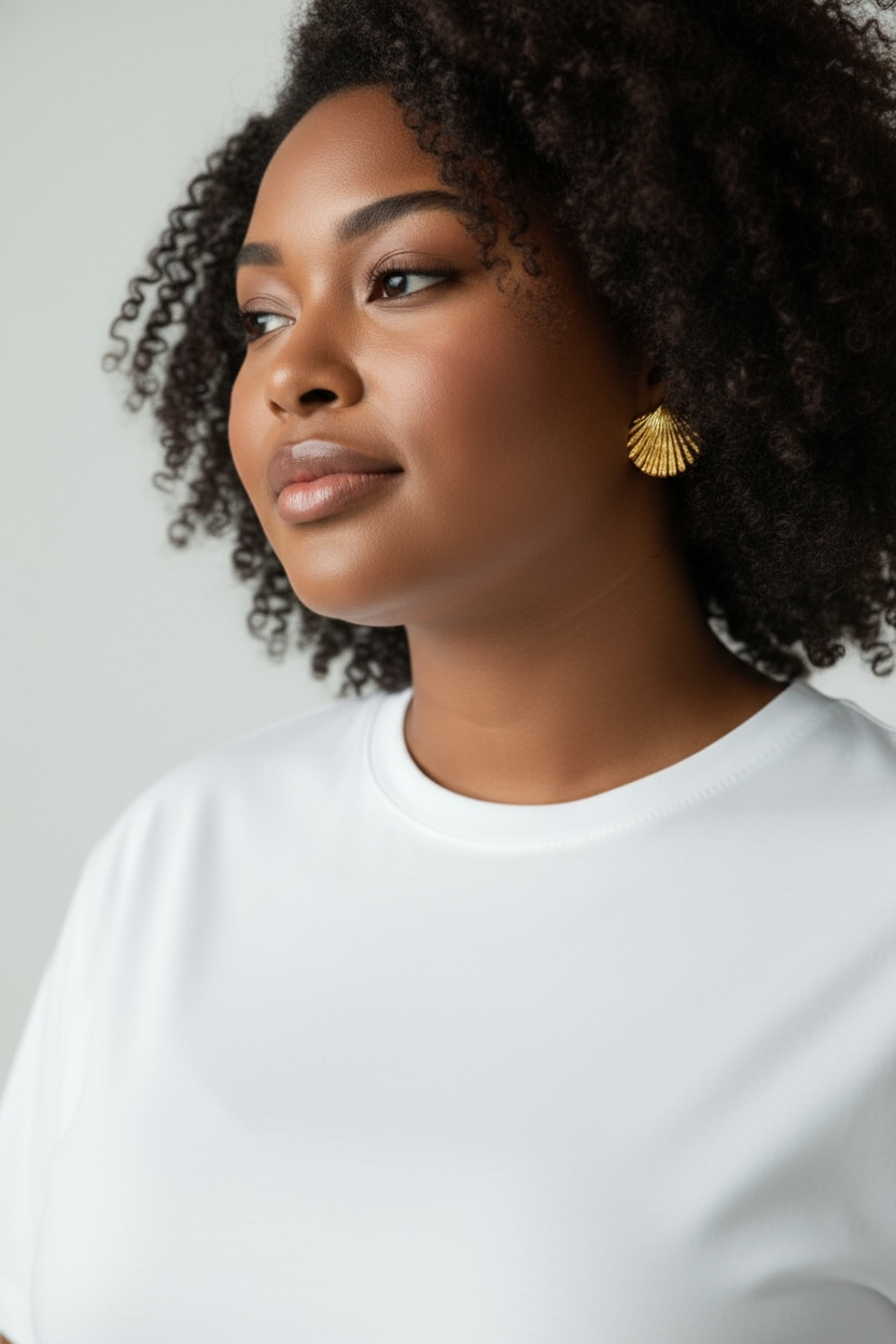 Golden Seashell Earrings