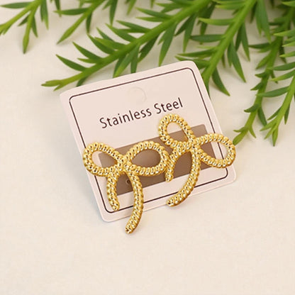 Trinity Bow Earrings